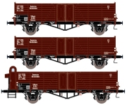 Exact-Train EX20150 - H0 - 3-tlg. Set Offene Güterwagen Villach, DRG, Ep. II